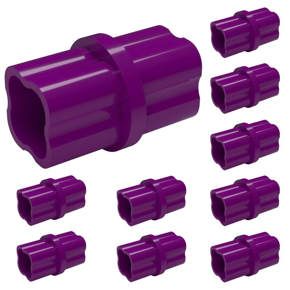 1-1/4 in. Furniture Grade PVC Sch. 40 Internal Coupling in Purple (10-Pack) price history on PriceWatchPro