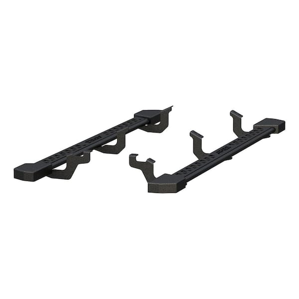 Aries Black Steel Rocker Step Guard Running Boards, Select Toyota 4Runner