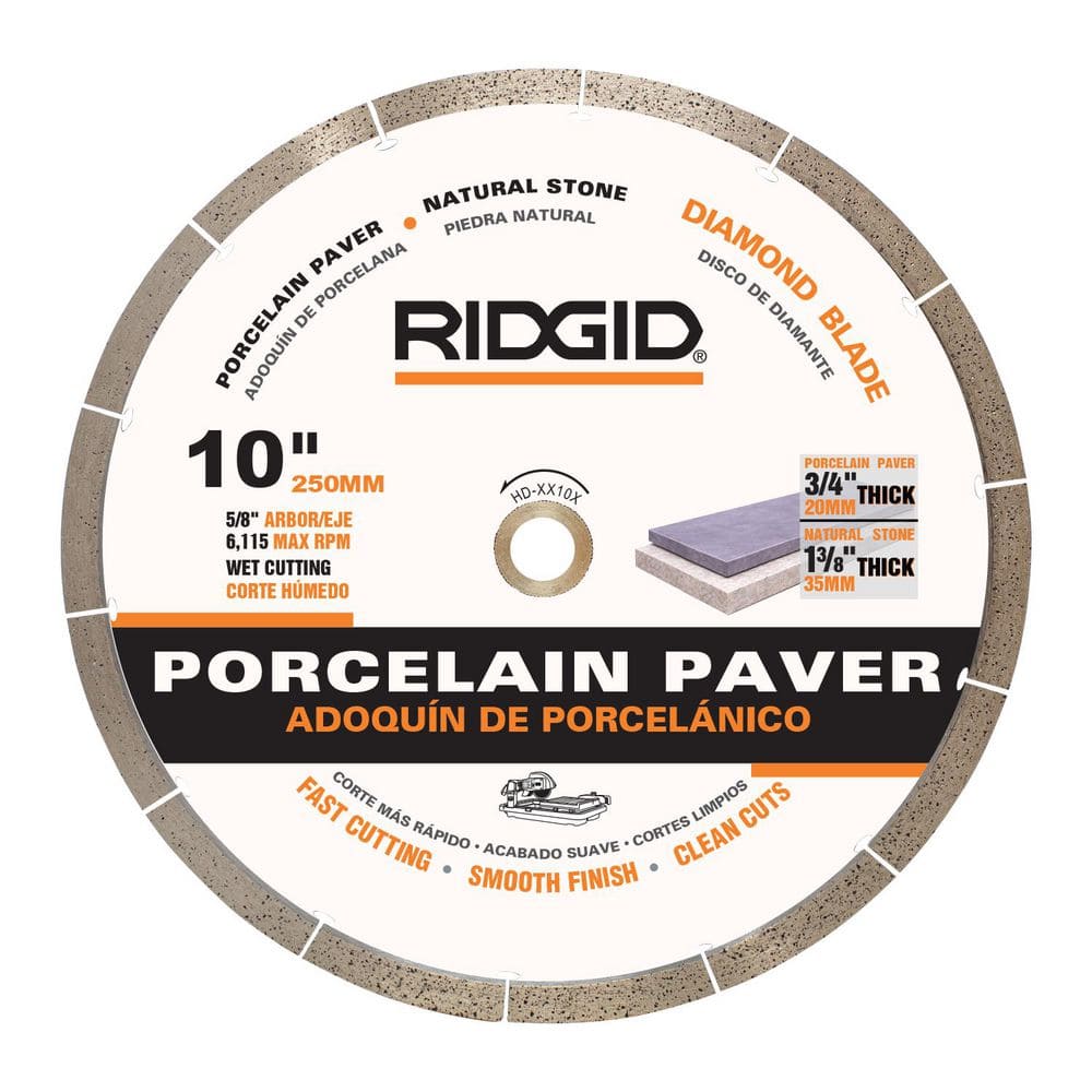 10 in. Premium Porcelain Paver Continuous Rim Diamond Blade price history on PriceWatchPro