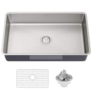 Dex 32 Undermount 16 Gauge Stainless Steel Single Bowl Kitchen Sink