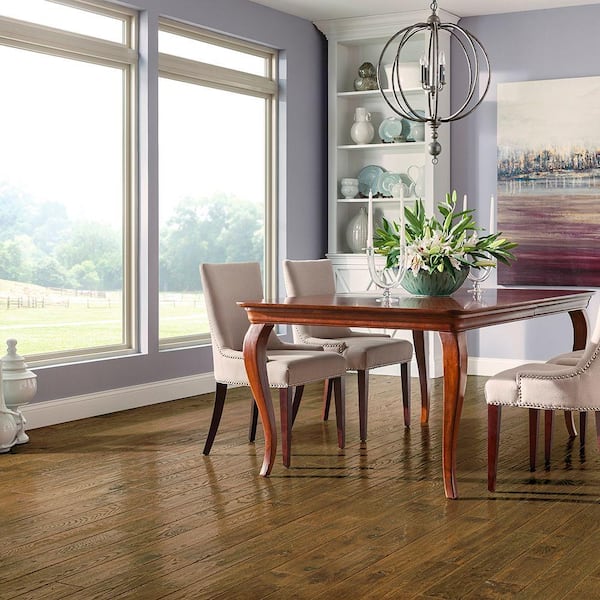 American Vintage Mountainside Oak 3/4 in. T x 5 in. W Scraped Solid Hardwood Flooring (23.5 sq.ft./ctn)