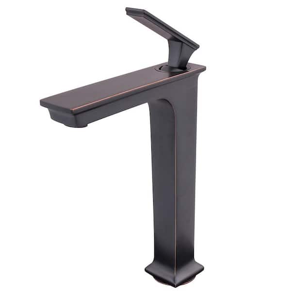 Novatto Starks Single Hole Single-Handle Bathroom Faucet in Oil Rubbed Bronze
