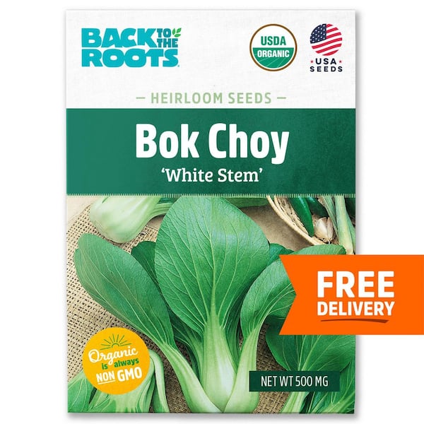 Back to the Roots Organic White Stem Bok Choi Seed (1-Pack)