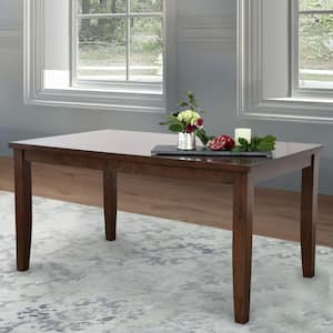 Theodora Brown Contemporary Dining Table