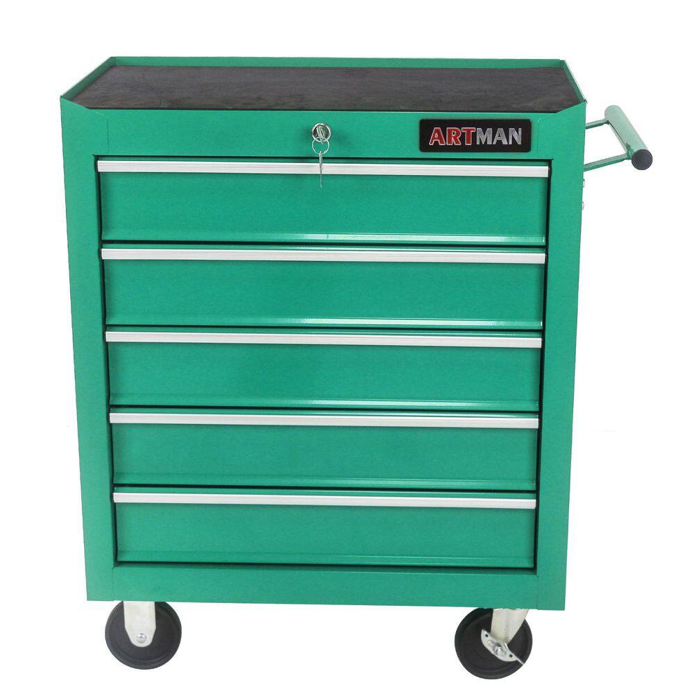 5-Drawer Tool Chest 24.2 in. W x 12.9 in. D x 29.9 in. H Outdoor ...