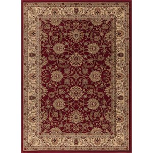 Home Decorators Collection Silk Road Red 7 ft. x 10 ft. Medallion Area Rug