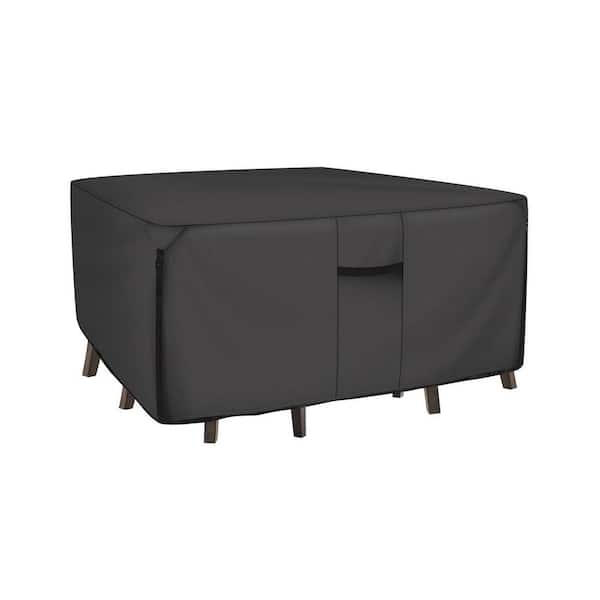 Phewnyzo 136 x 74 Inch Black Heavy Duty Rectangular Patio Table