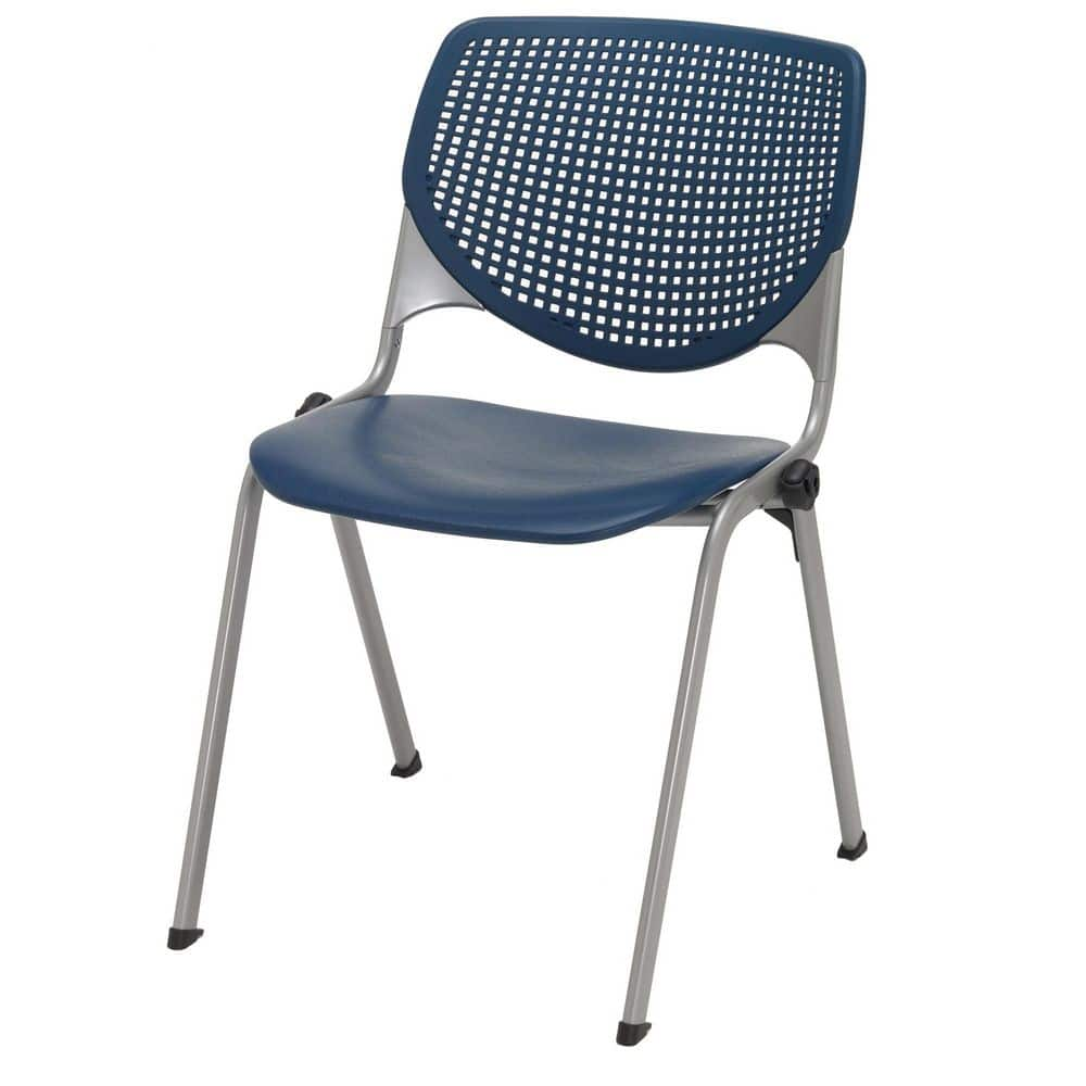  KOOL Navy Polypropylene Seat Guest Chair