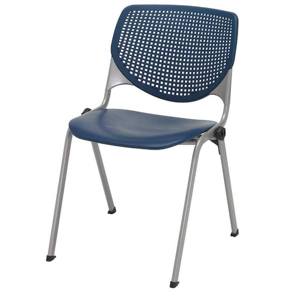 KOOL Navy Polypropylene Seat Guest Chair