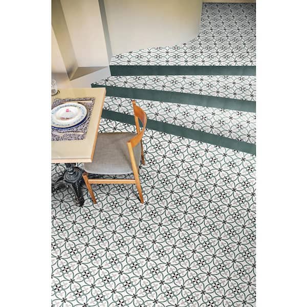 Marazzi D_Segni Clover 8 in. x 8 in. Glazed Porcelain Floor and