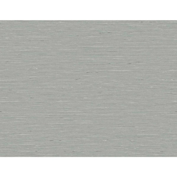 Seabrook Designs 60.75 sq. ft. Blue Grey Bangkok Embossed Vinyl Unpasted Wallpaper Roll