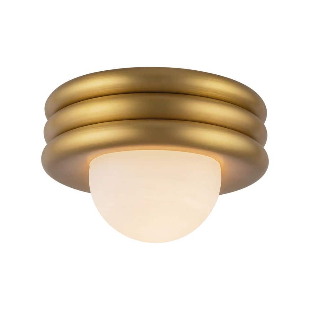 Harvey 12-in 1 Light 60-Watt Brushed Gold Semi-Flush Mount price history on PriceWatchPro