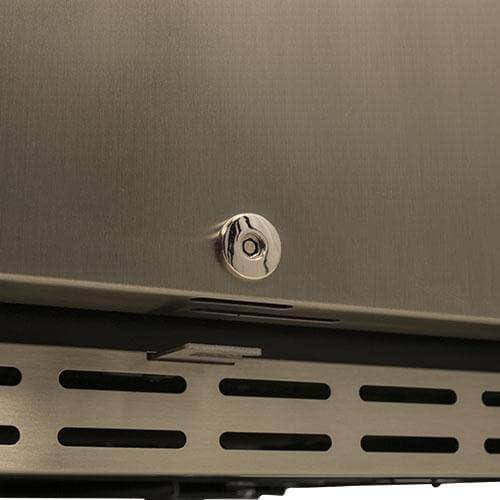 Stainless Steel Single Tap Built-In Kegerator with Reversible Door