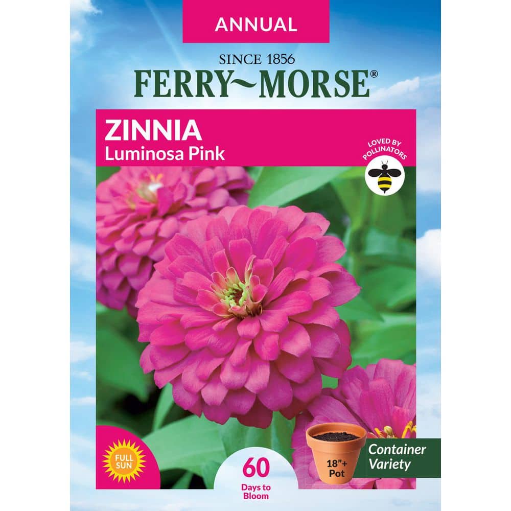 Reviews for Ferry-Morse Zinnia Luminosa Pink Flower Seeds | Pg 1