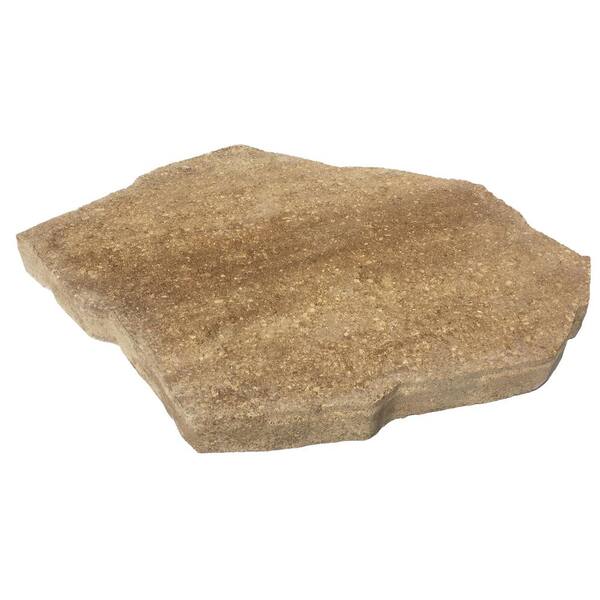 Oldcastle Portage 21 in. x 15.5 in. x 1.75 in. Sand/Tan Irregular Concrete Step Stone (90 Pieces / 134 sq. ft. / Pallet)