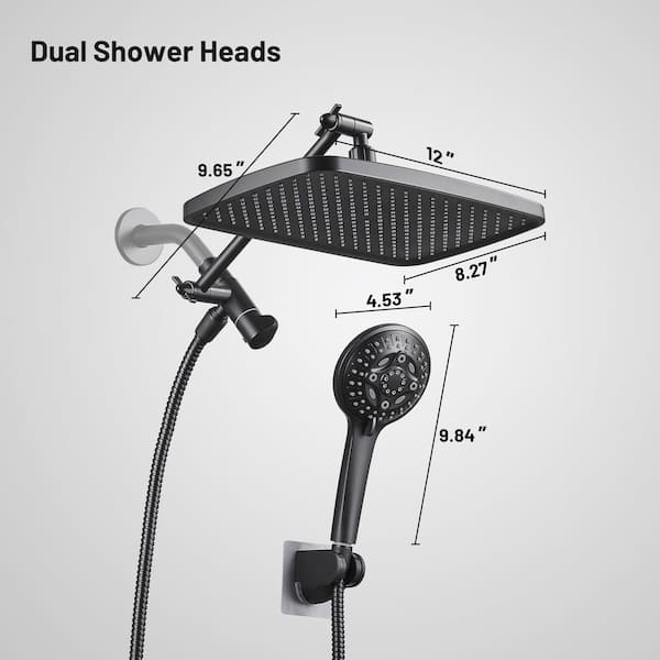 BODY -GA 3個セット Handheld Shower Heads High Pressure Rain Shower Head With