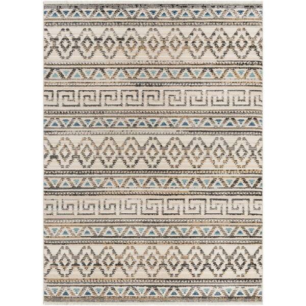Artistic Weavers Calico Cream/Brown 8 ft. x 11 ft. Indoor Area Rug