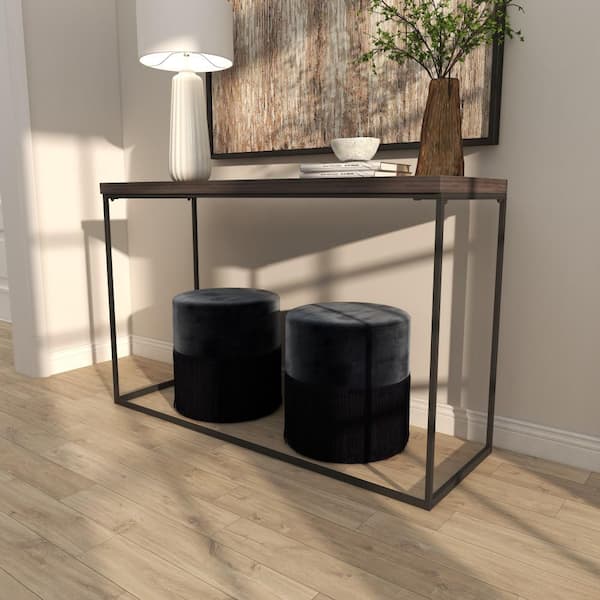 Deco 79 Metal Wood Console Table 52 x 33