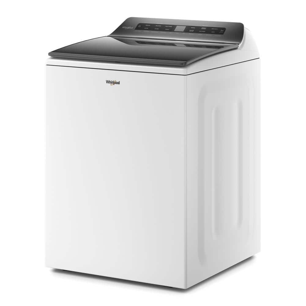 4.8 cu. ft. Top Load Washer with Impeller, Adaptive Wash Technology, Quick Wash Cycle and Pretreat Station in White
