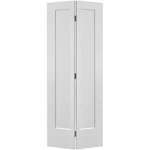 30 in. x 96 in. 1 Panel Lincoln Park Hollow Core Primed Composite Bi-fold Door with Hardware