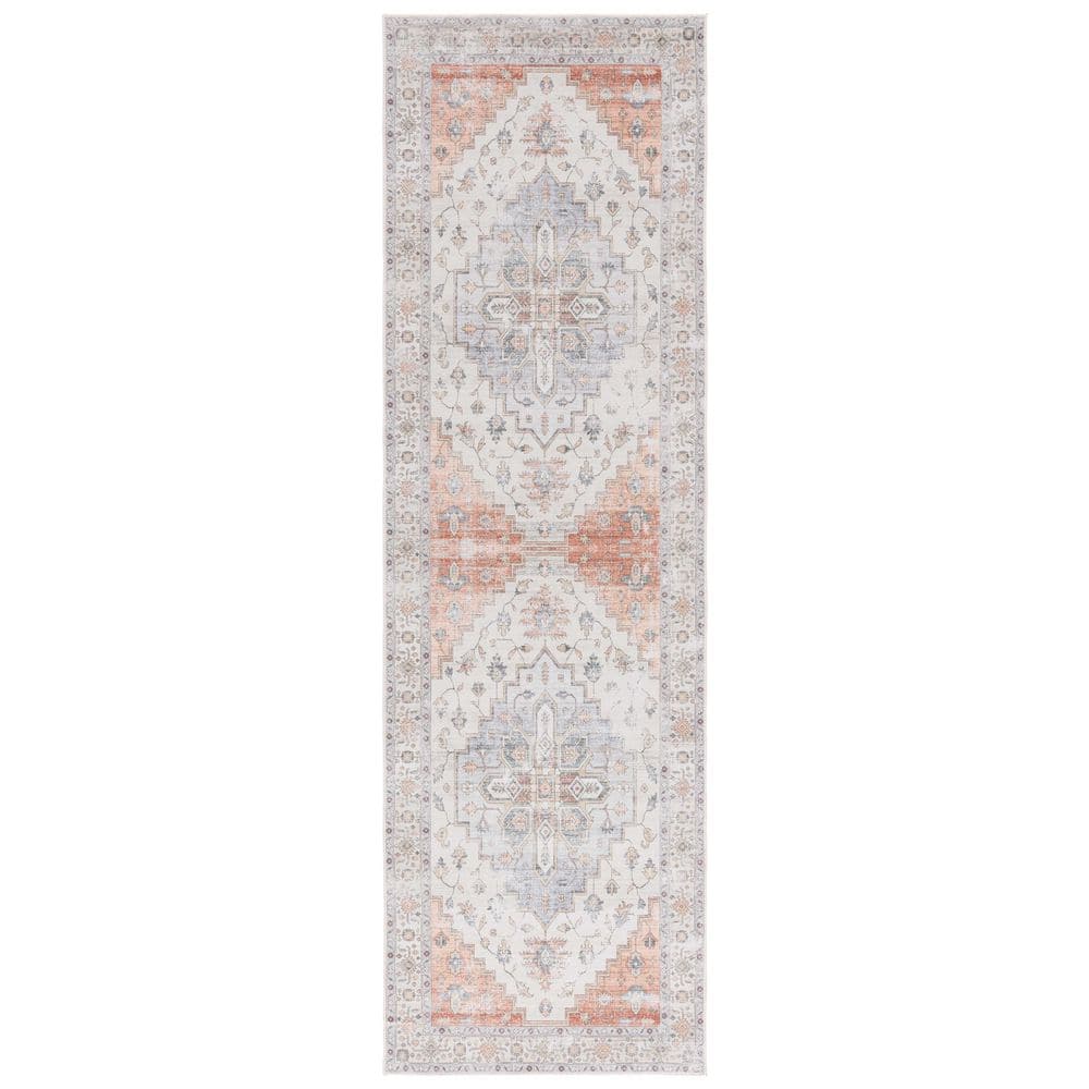 Light Rust Rug SAFAVIEH Arizona 3 ft. x 8 ft. Sage/Light Rust Oriental Runner Rug ...