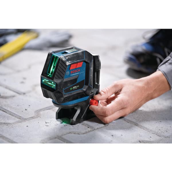  Bosch GCL100-80CG 12V 100ft Green Combination Laser Level  Self-Leveling with VisiMax Technology, Fine Adjustment Mount & Hard  Carrying Case : Tools & Home Improvement