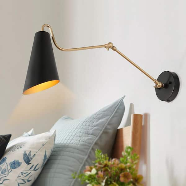 Adjustable arm deals wall light