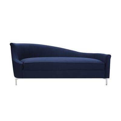 Midnight Blue Celeste Tight Back Chaise Lounge