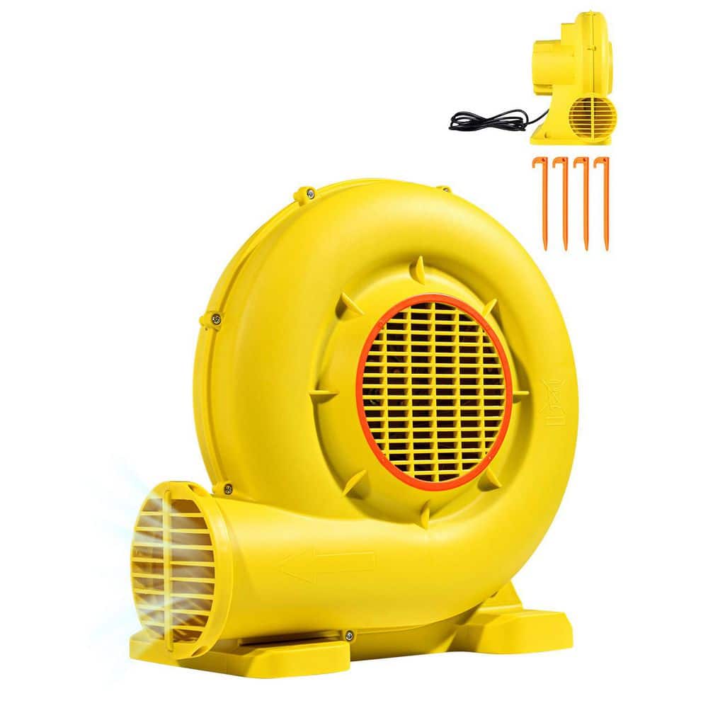 Inflatable Blower, 12.1 in. 2 Speeds Blower Fan in. Yellow with 0.5 and 0.6 HP Air Pump for Bounce House, Bouncy Castle price history on PriceWatchPro