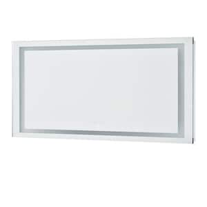 niveal 72 in. W x 36 in. H Rectangular Frameless LED Wall Bathroom ...