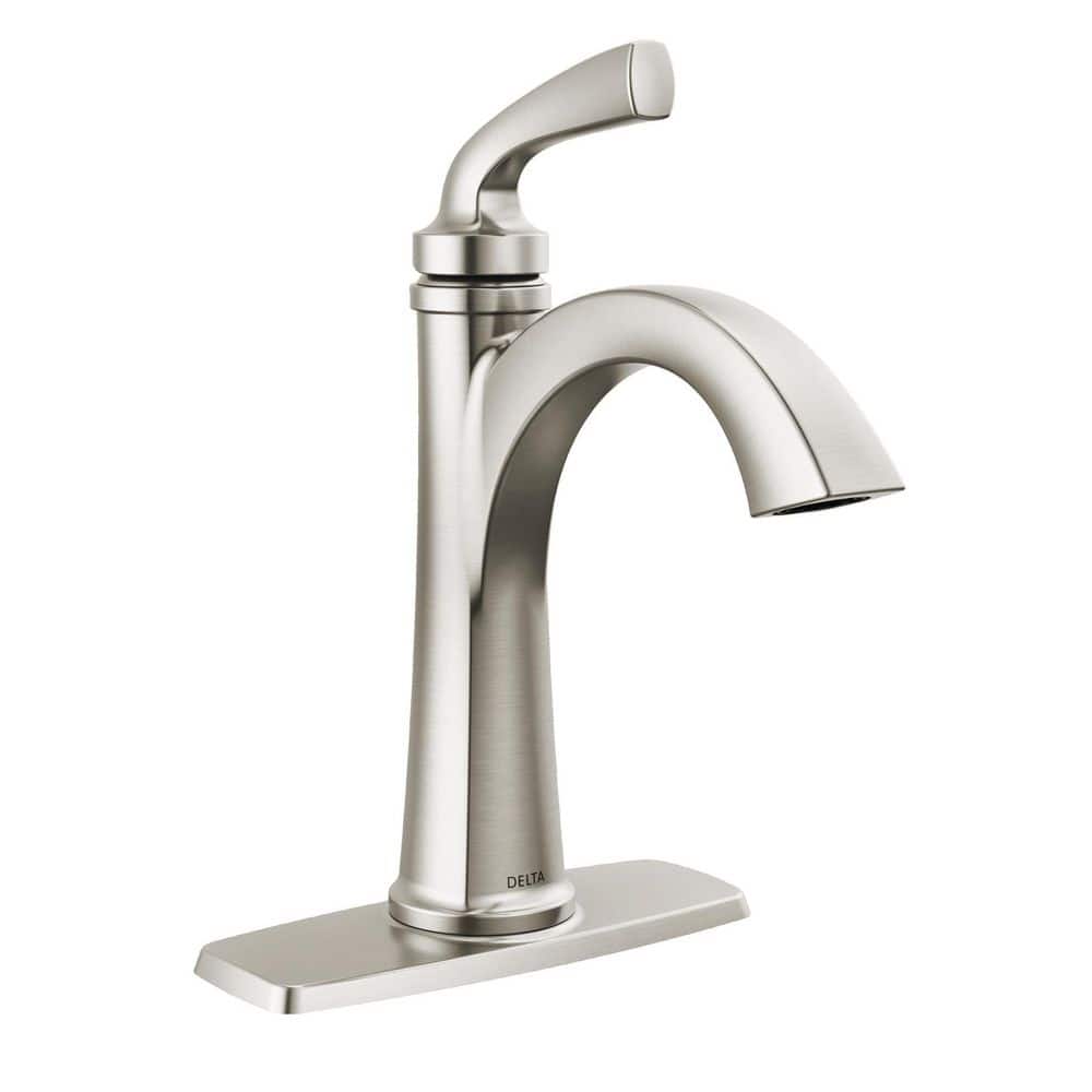 Delta Geist Single Handle Single Hole Bathroom Faucet in