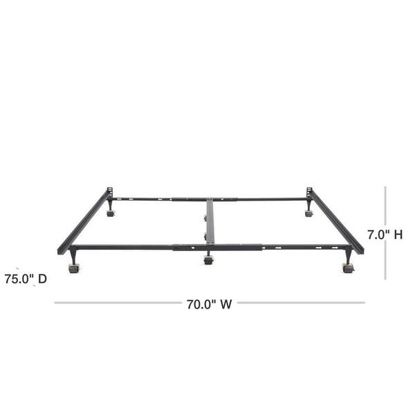 Hercules Queen Universal Heavy Duty Metal Bed Frame 127006 1100 Hercules Queen Universal Heavy Duty, California King Size Bed Rails