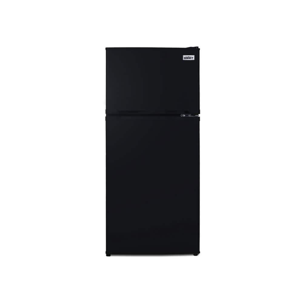 ブラック トップフリーザー冷蔵庫 Summit Appliance 4.3 cu. ft. Top Freezer Refrigerator in Black