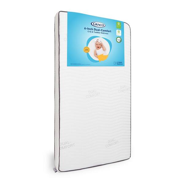 6 in. Dual-Comfort Foam Crib and Toddler Mattress