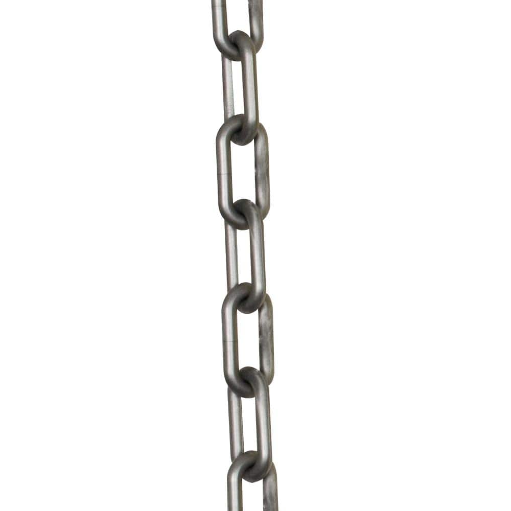 Mr. Chain Plastic Chain, 1 Link, 50'L, HDPE, White 10001-50