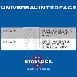 Universal 1-1/4 in. Bi Metal/ Wood/ Drywall Cutting Oscillating Multi-Tool Blade (3-Piece)