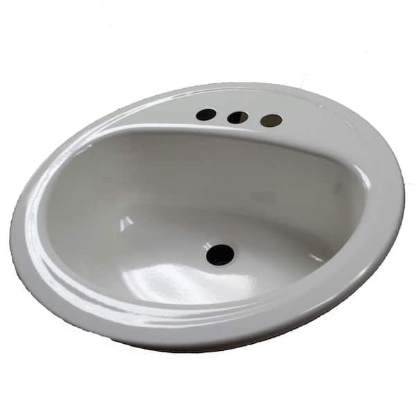 Bootz Industries Laurel Round Drop In Bathroom Sink In White 021 2435   White Bootz Industries Drop In Bathroom Sinks 021 2435 00 64 600 