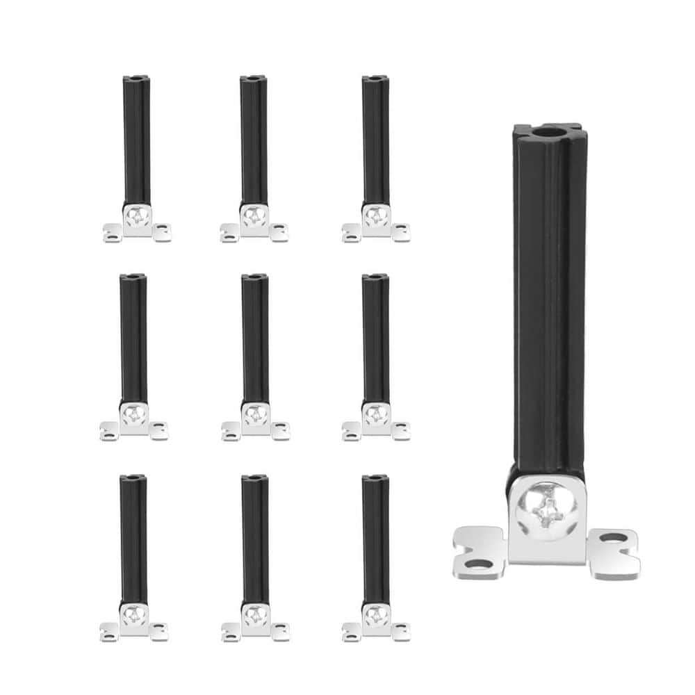 1.3 in. H x 1.3 in. W Black Metal Stair Railing Kit with 10 Pack Swivel Connectors for 1/2 Square Balusters price history on PriceWatchPro