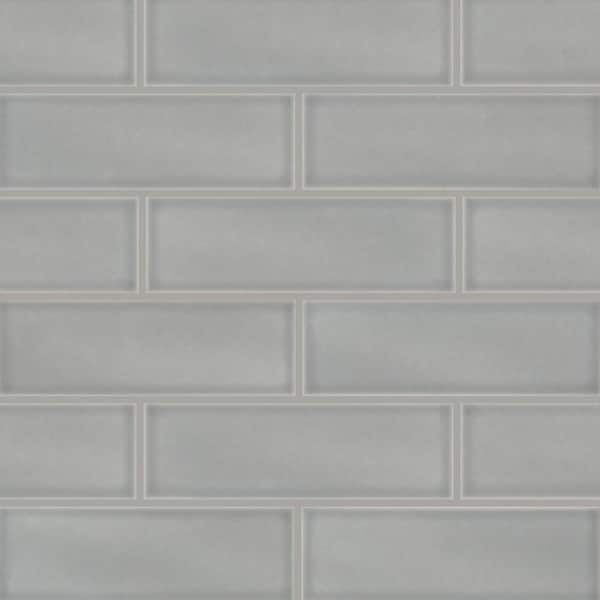 MSI Morning Fog 4 in. x 12 in. Glossy Ceramic Subway Wall Tile (4.95 sq. ft./Case)