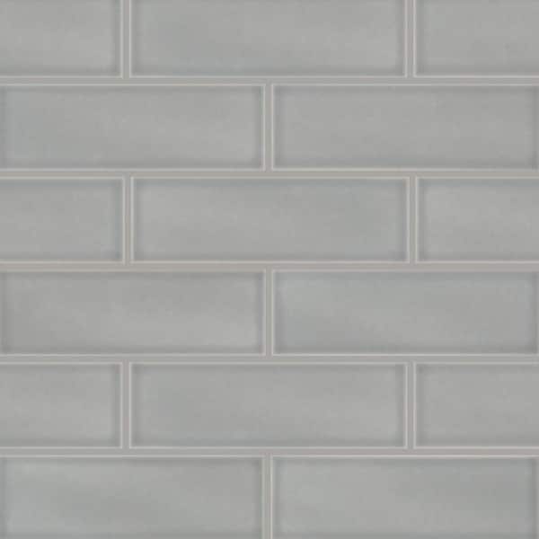 MSI Take Home Tile Sample - Morning Fog 4 in. x 4 in. Glazed Ceramic Wall Tile