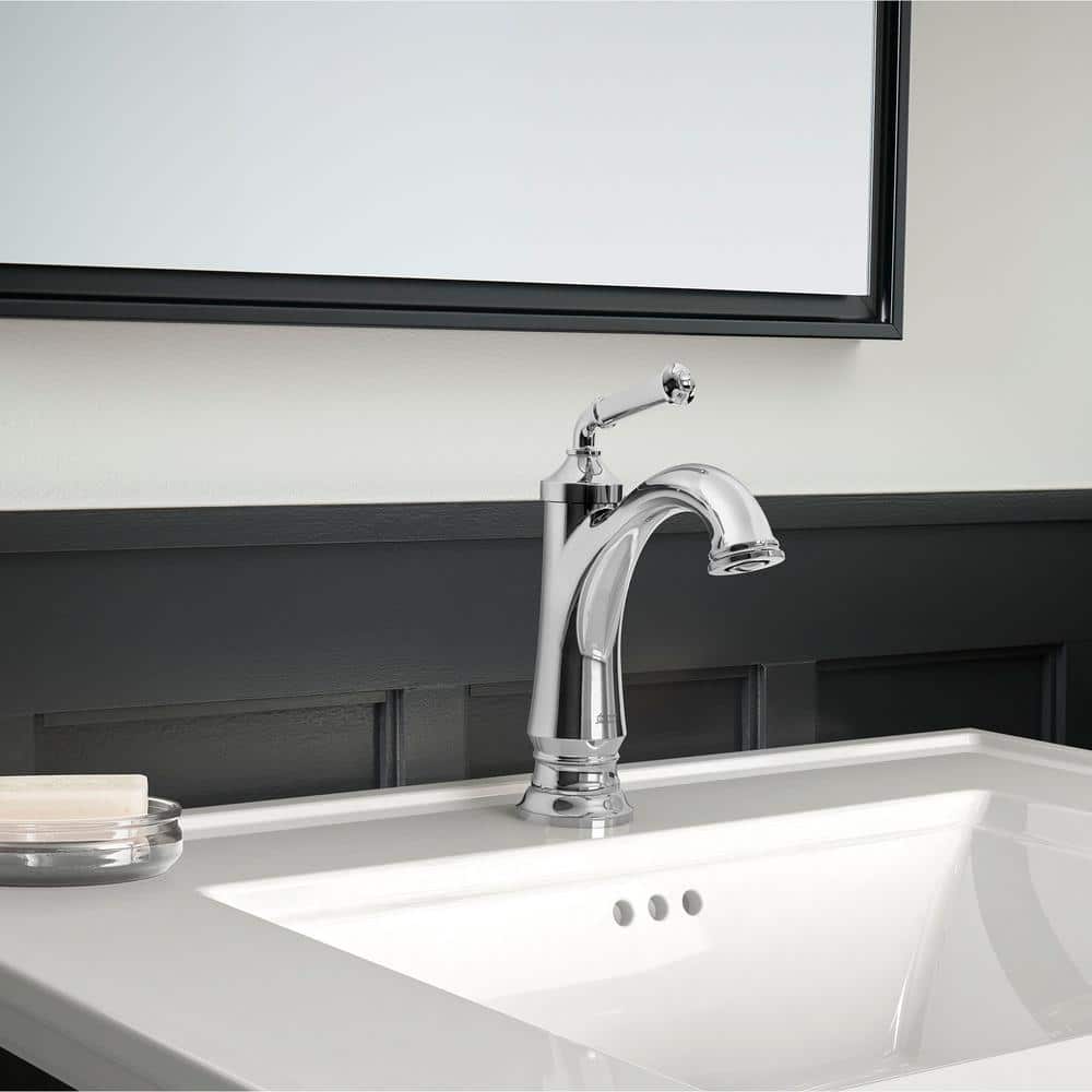 Delancey Polished Chrome Single-Handle Bathroom Faucet