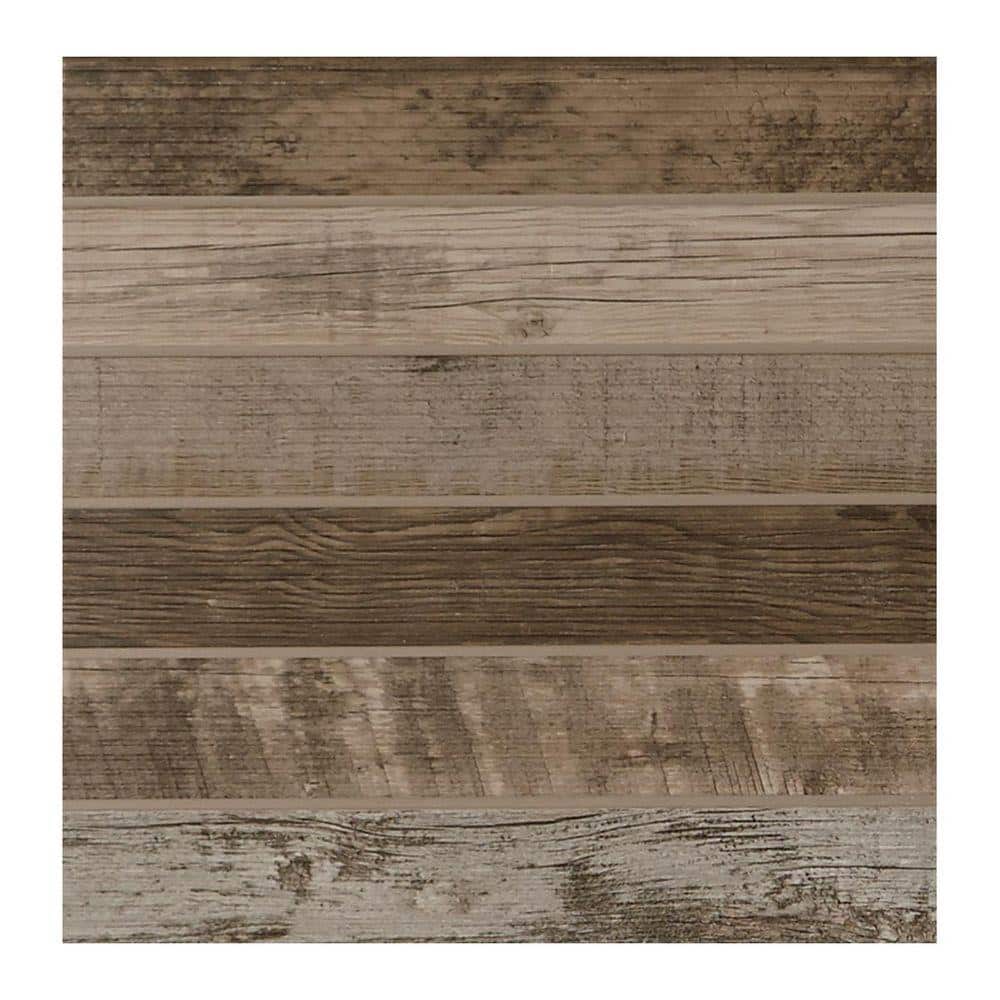 Daltile Modern Outdoor Living Weathered Wood 18 In X 18 In Glazed Porcelain Floor And Wall Tile 1760 Sq Ft Case Ml081818hd1p6 The Home Depot
