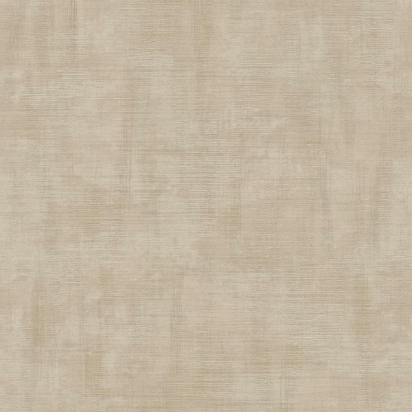 Unbranded Italian Design Beige Textured Linen Effect Matte Finish Non-Pasted Vinyl on Non-Woven Wallpaper Roll