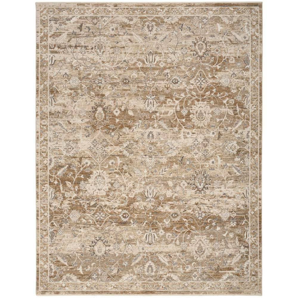 Harbor Beige 5 ft. x 8 ft. Floral Traditional Area Rug price history on PriceWatchPro