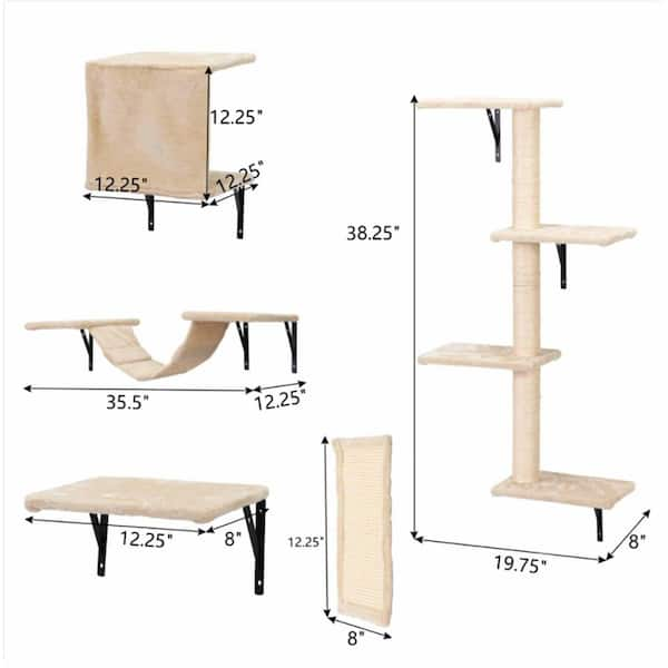 Cat shelves best sale and perches