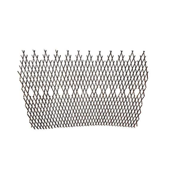 MGP 48 in. Brown Willow Picket Pattern Lattice Trellis