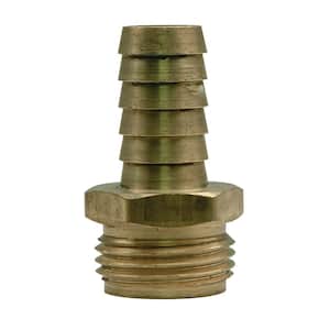 3/4 in. Male Hose Thread x 1/2 in. I.D. Hose Barb Brass Adapter