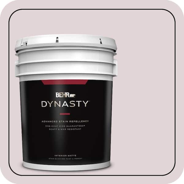 BEHR DYNASTY 5 gal. #N120-2 Razzberry Fizz Matte Interior Stain-Blocking Paint & Primer