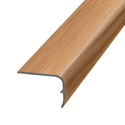 Saffron 1.32 in. T x 1.88 in. W x 78.7 in. L Vinyl Stair Nose Molding