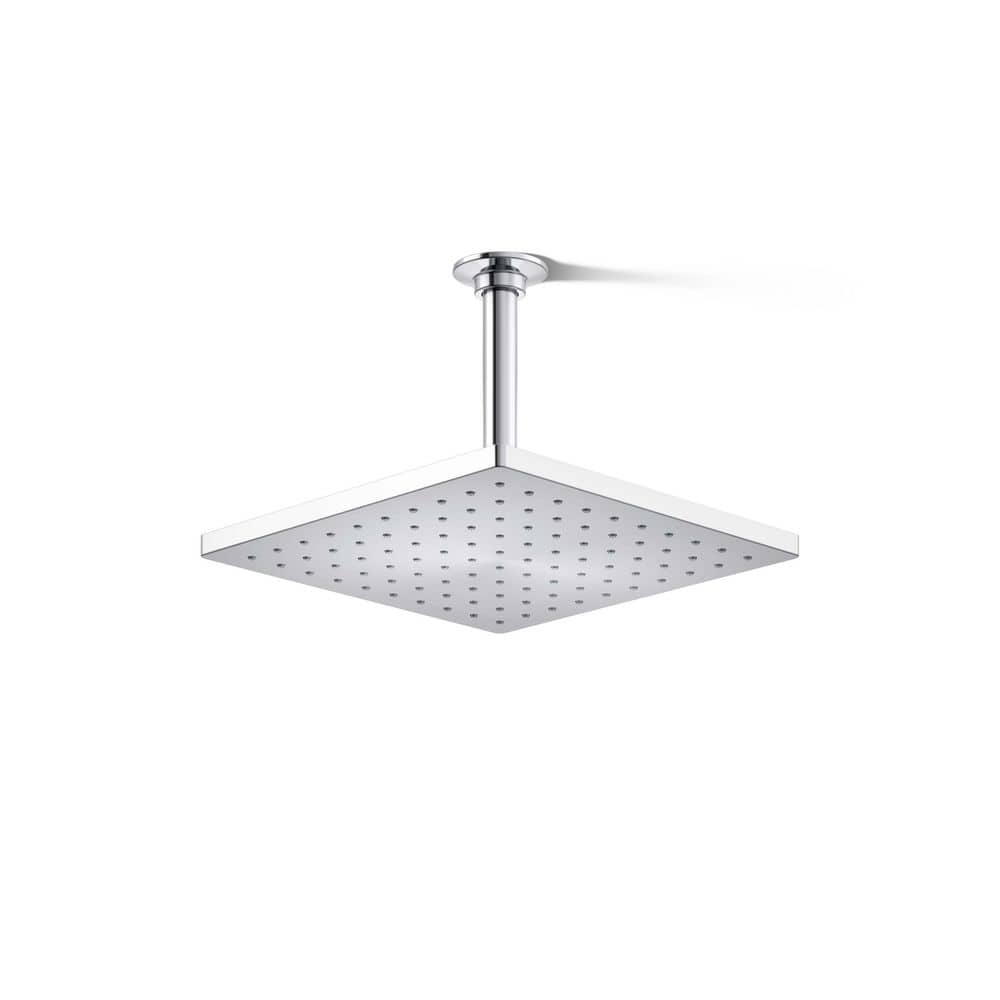 Polished Chrome 10" Square Rain Showerhead
